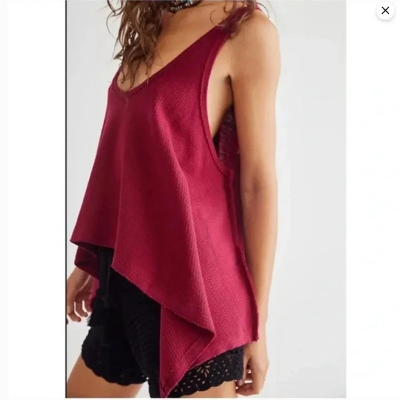 We The Free Sing La La‎ Swing Tank Top Red Size Small - Picture 3 of 13